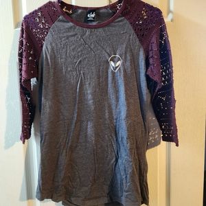 A.lab Baseball Tee 3/4 sleeve